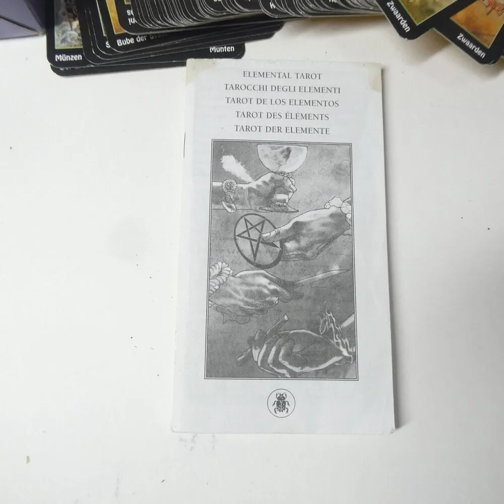 Elemental Tarot 78 Card Deck Lo Scarabeo Italy w/Box & Instructions
